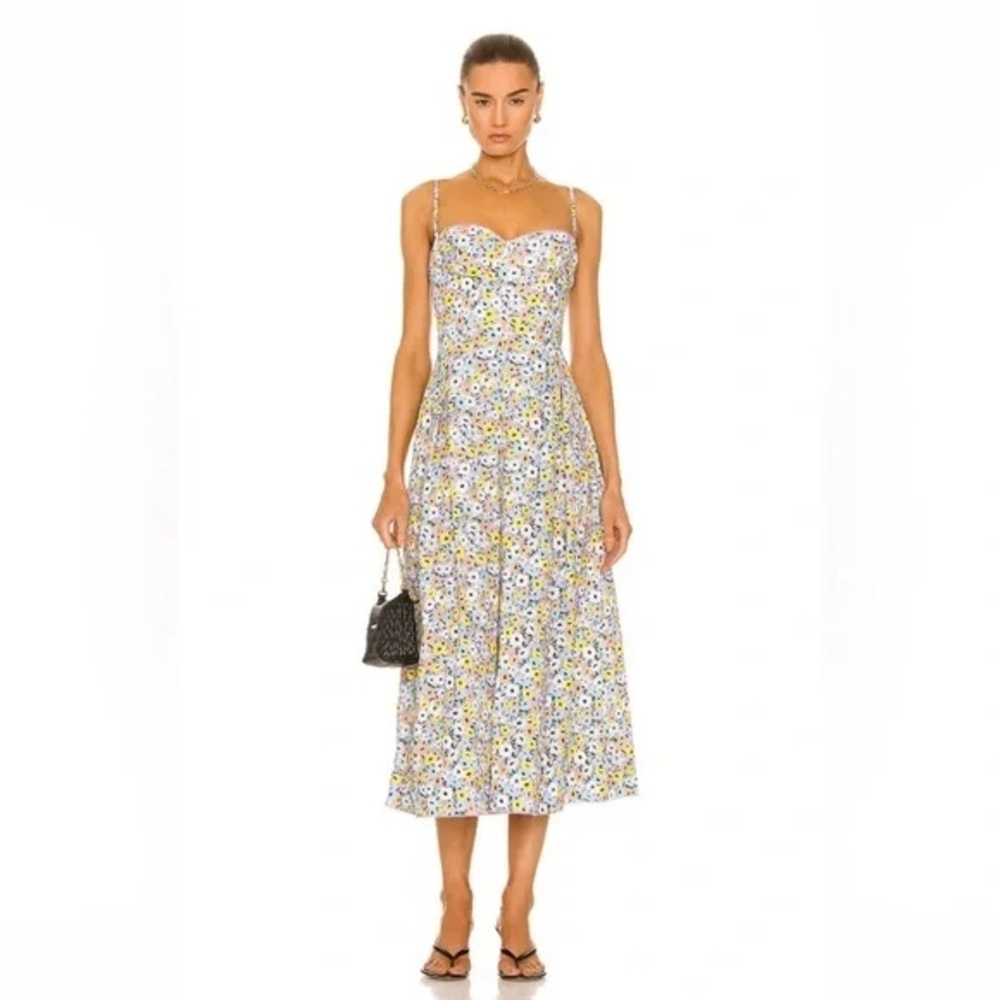 BNWT Agua by Agua Bendita Mambo La Finia Midi Dress - Picture 3 of 10